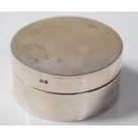 CONTEMPORARY SILVER HALLMARKED PILL BOX