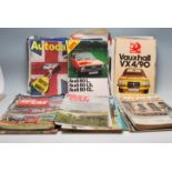 OF MOTORING INTEREST - A COLLECTION OF MID TO LATE 20TH CENTURY VINTAGE CAR LITERATURE