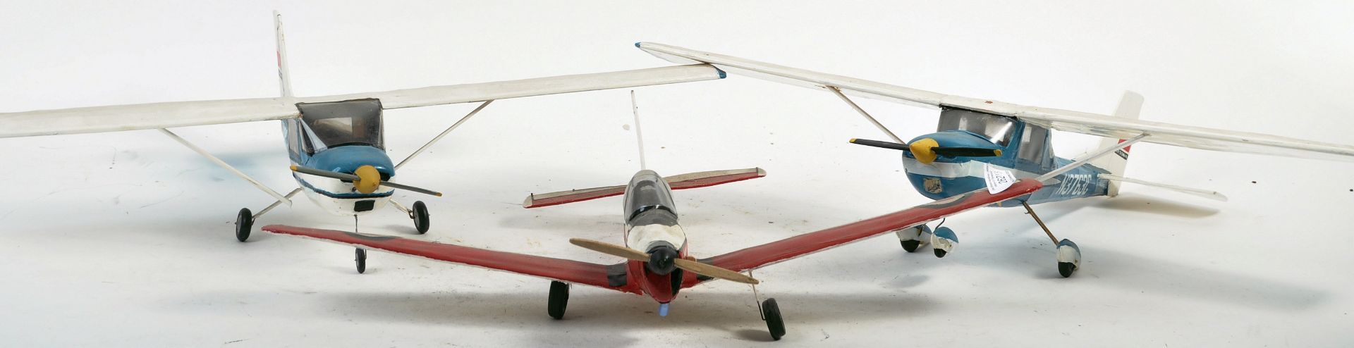 COLLECTION OF X3 LIGHT AIRCRAFT MODEL PLANES