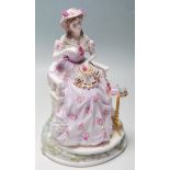 ROYAL WORCESTER - GRACEFUL ARTS - EMBROIDERY - NO 1583