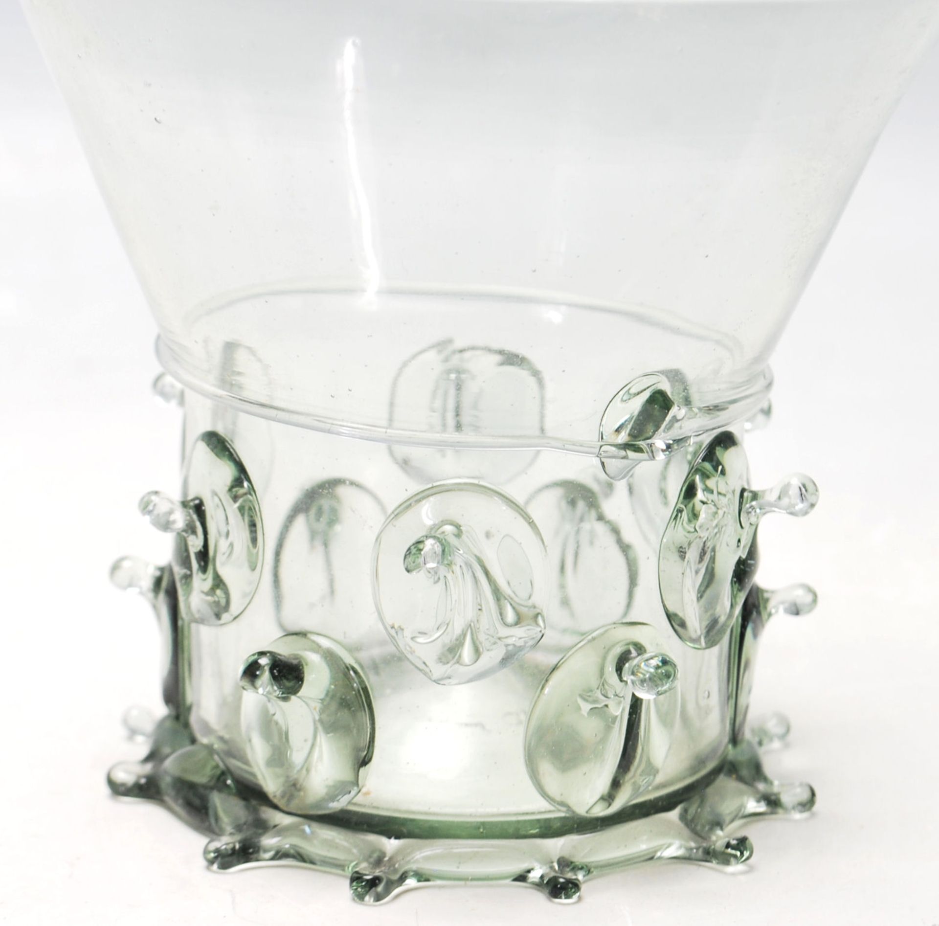 16TH CENTURY STYLE MEDIEVAL REVIVAL FOREST GLASS RUMMER - Image 4 of 7