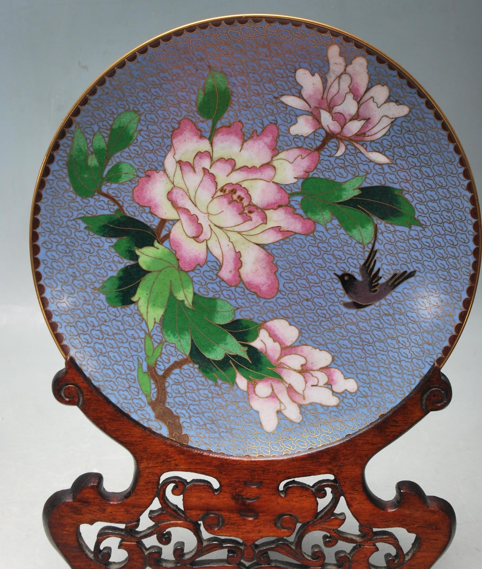 COLLECTION OF LATE 20TH CENTURY CHINESE REPUBLIC BRASS CLOISONNE - Image 2 of 8