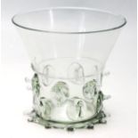 16TH CENTURY STYLE MEDIEVAL REVIVAL FOREST GLASS RUMMER