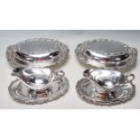 GROUP OF FOUR VINTAGE 20TH CENTURY SILVER PLATED TABLE WARE BY ONEIDA SILVERSMITHS CANADA