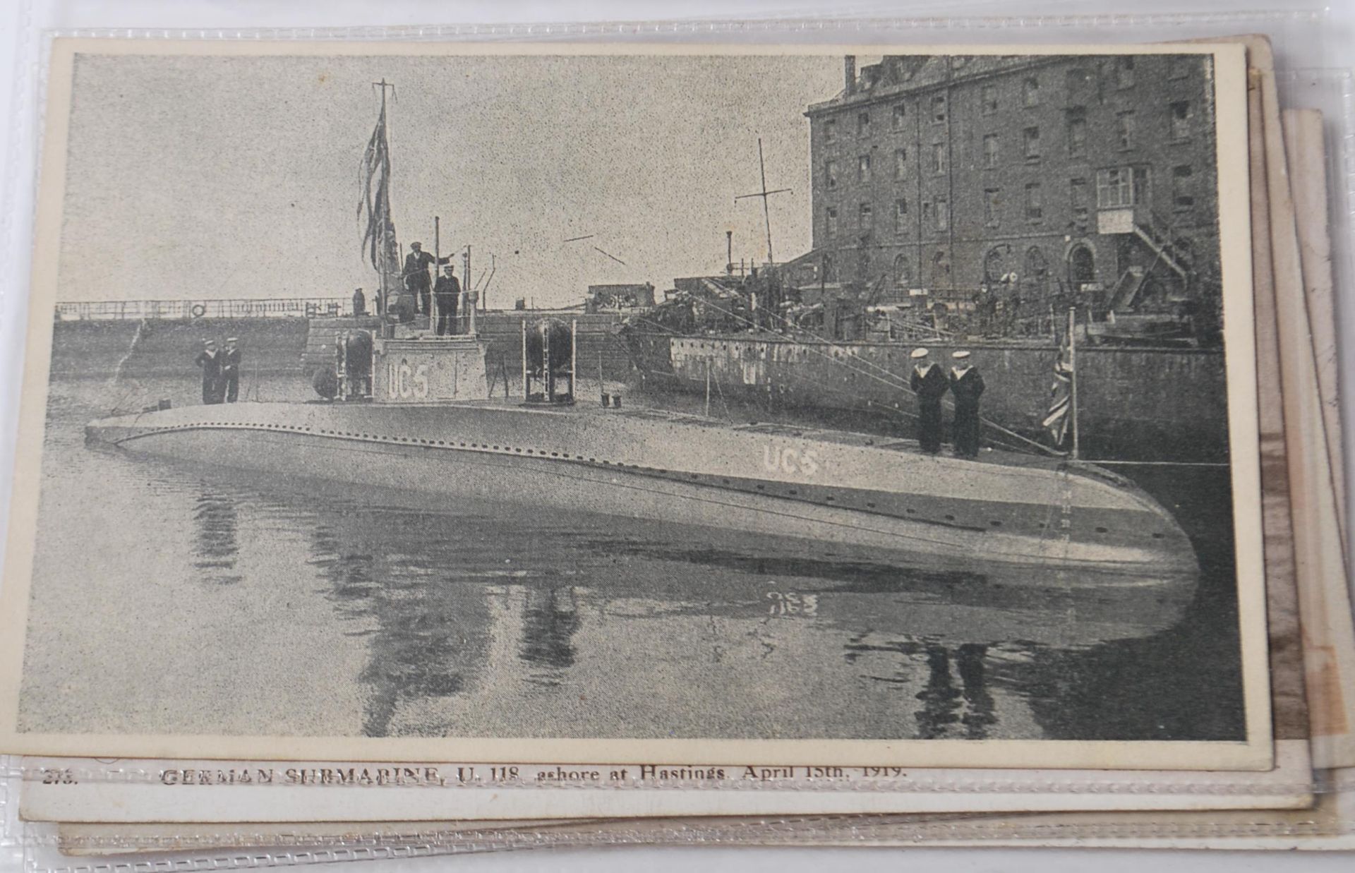 WWI FIRST WORLD WAR & WWII NAVY / SUBMARINE RELATED POSTCARDS - Image 7 of 8