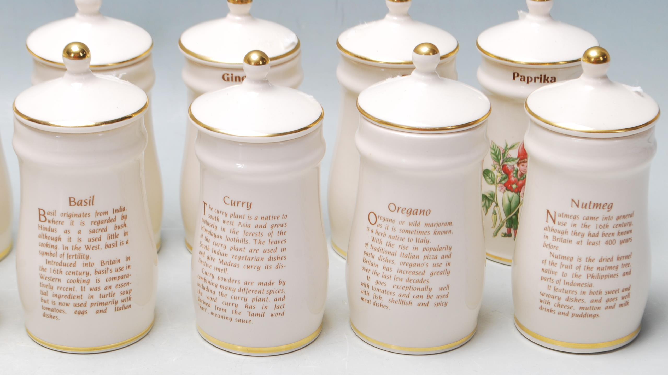 THE FLOWER FAIRY SPICE JARS BY GRESHAM MARKETING LTD - Image 9 of 14