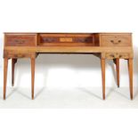 GEORGE III MAHOGANY SQUARE PIANOFORTE WRITING DESK