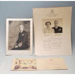 COLLECTION OF VINTAGE ROYALTY RELATED EPHEMERA