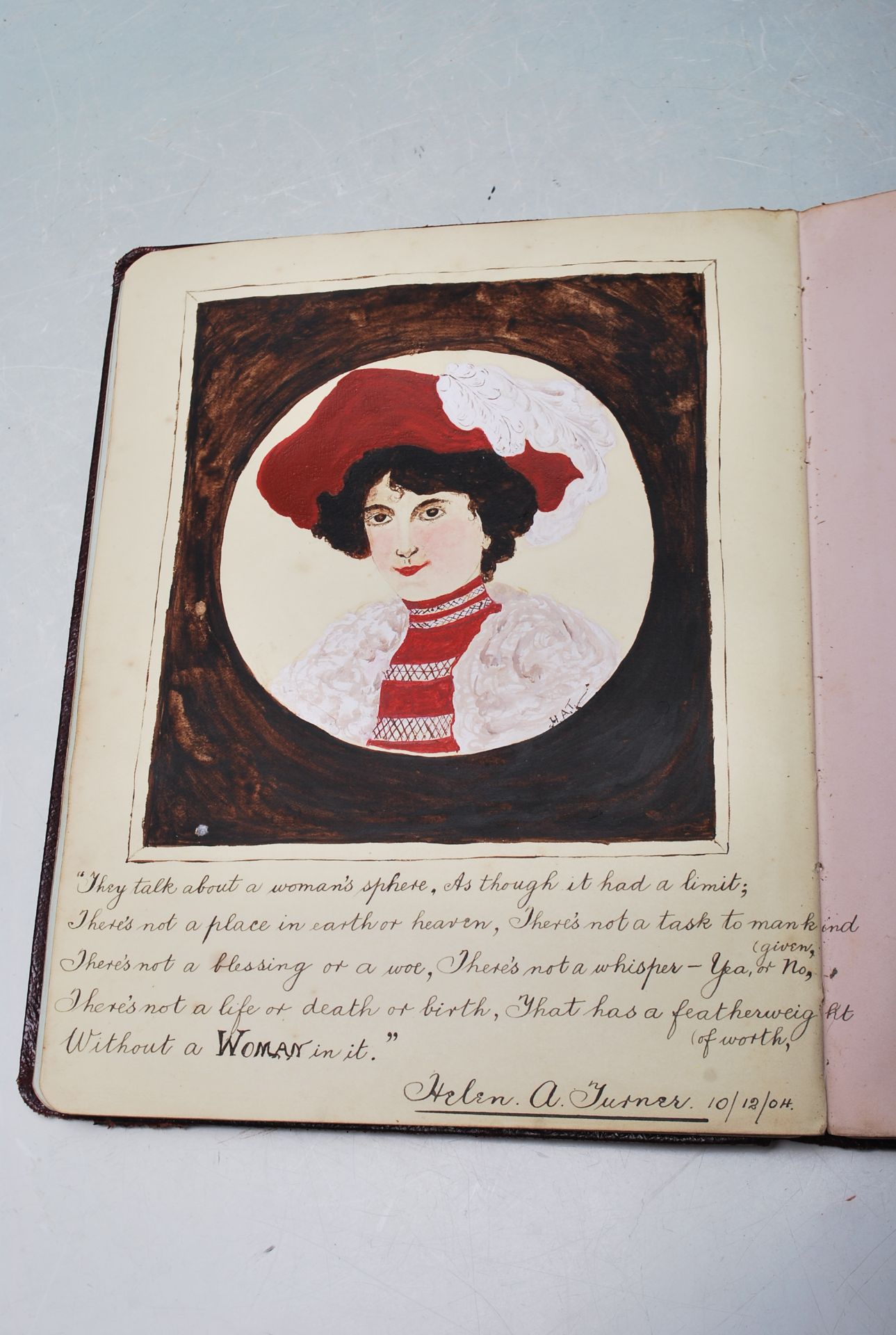 EDWARDIAN LOCAL INTEREST AUTOGRAPH BOOK - Image 8 of 15