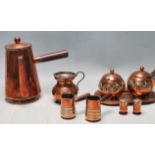 COLLECTION OF VINTAGE AND ANTIQUE COPPER WARES