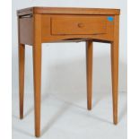 VINTAGE RETRO OAK SEWING TABLE