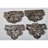 TWO EDWARDIAN SILVER HALLMARKED NURSES BELT BUCKLES