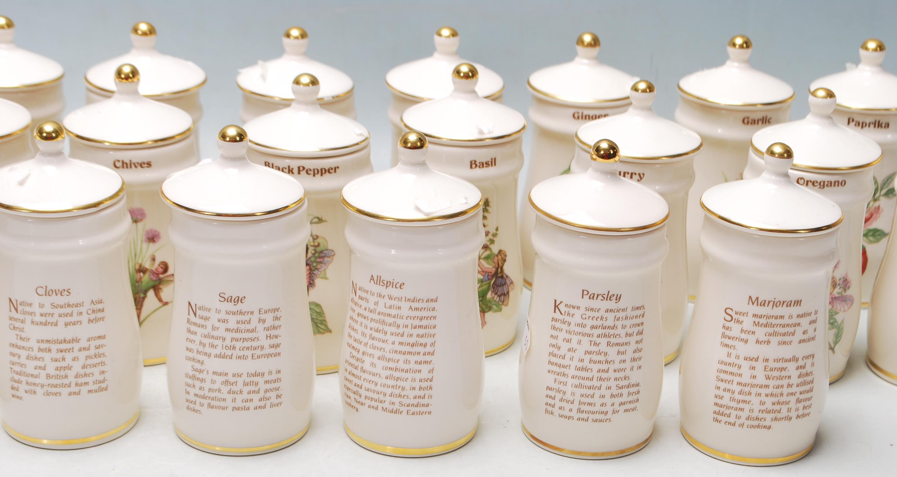 THE FLOWER FAIRY SPICE JARS BY GRESHAM MARKETING LTD - Image 4 of 14