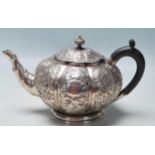 ANTIQUE CHINESE ORIENTAL EXPORT SILVER TEAPOT