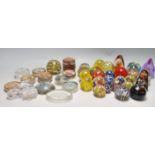 COLLECTION OF APPROXIMATELY 40 PAPERWEIGHTS