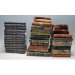 VINTAGE MID 20TH CENTURY HARD COVER BOOK COLLECTION OF THE COMPLETE WORKS OF W. SOMERSET MAUGHAM