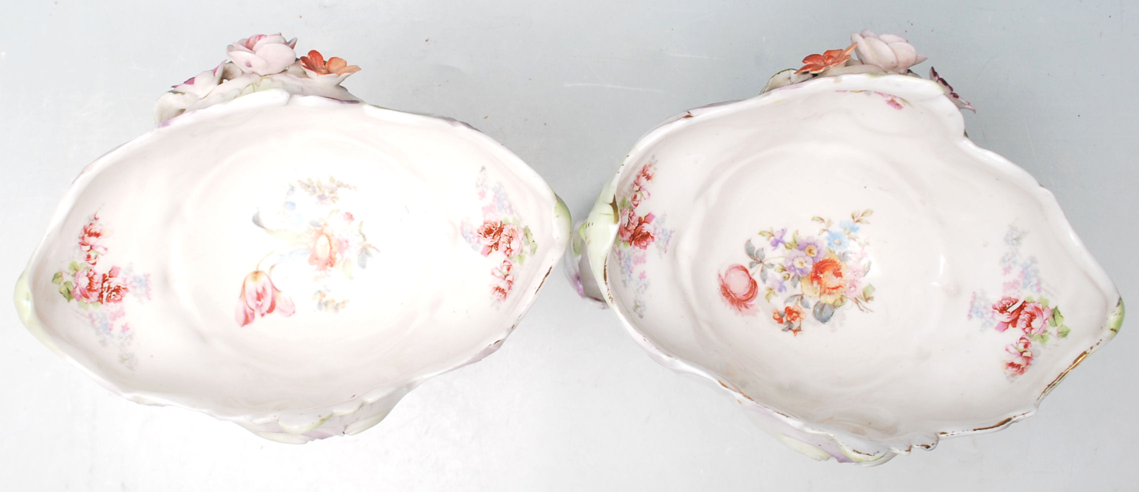 19TH CENTURY VICTORIAN GERMAN PORCELAIN CENTRE PIECES - Image 7 of 7