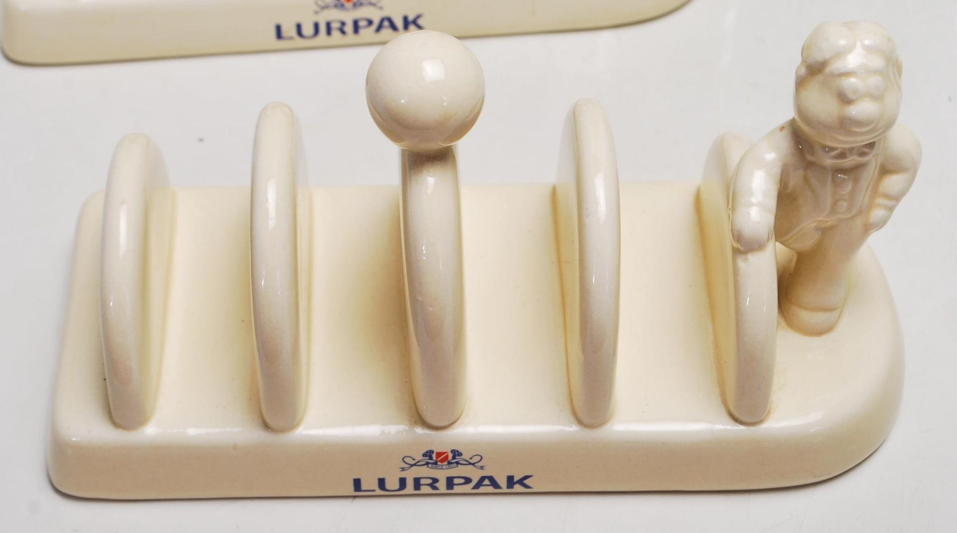 VINTAGE 20TH CENTURY LIMITED EDITION LURPAK DOUGLAS BUTTER DISH - TAST RACK - EGG CUPS - Image 7 of 9