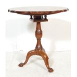 REGENCY REVIVAL FLAME MAHOGANY TILT TOP TABLE