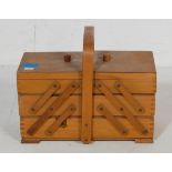 VINTAGE RETRO METAMORPHIS SEWING BOX