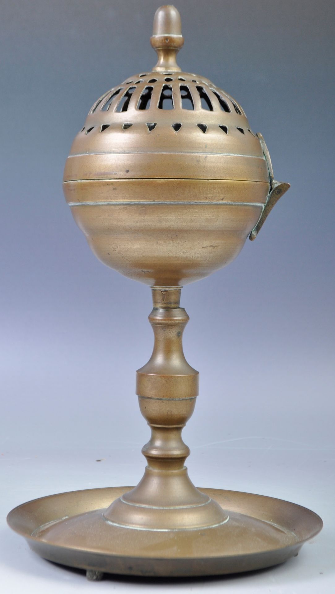 18TH / 19TH CENTURY MIDDLE EASTERN BRASS INCENSE BURNER