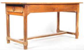 19TH CENTURY FRENCH ANTIQUE CHERRYWOOD REFECTORY DINING TABLE