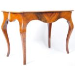 19TH CENTURY ANTIQUE BURR WALNUT WRITING TABLE DESK