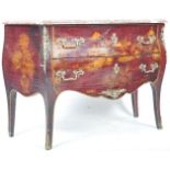 FANTASTIC 19TH CENTURY FRENCH CHINOISERIE MARBLE COMMODE / CHEST OF DRAWERS