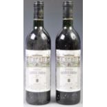 TWO BOTTLES OF SAINT JULIEN CHEATEAU LEOVILLE BARTON RED WINE