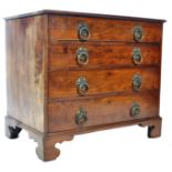 18TH CENTURY GEORGE III MAHOGANY BACHELORS CHEST