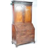 STUNNING 18TH CENTURY GEORGIAN MAHOGANY ESTATE BUREAU CABINET