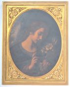 ANTIQUE ITALIAN SCHOOL RENI MANNER PAINTING OF AN ANGEL