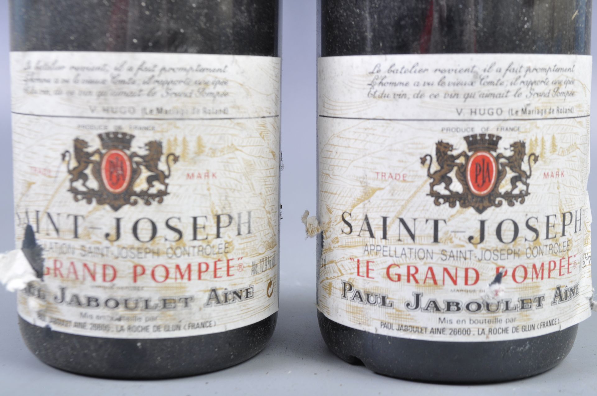 TWO BOTTLES OF PAUL JABOULET AINE SAINT JOSEPH FRENCH WINE - Bild 2 aus 3