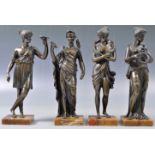 SET OF FOUR 19TH CENTURY ITALIAN GRAND TOUR BRONZES