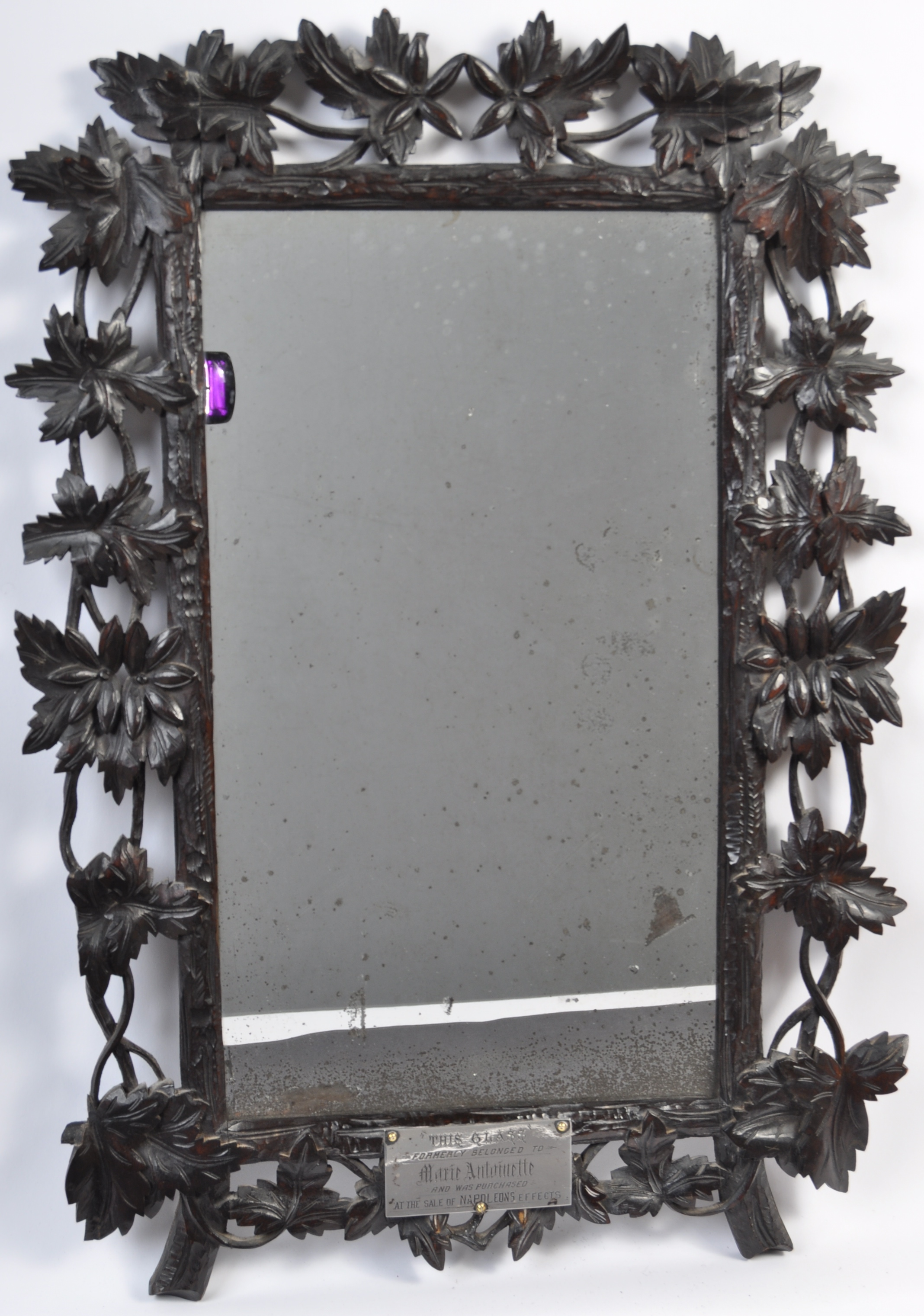 MARIE ANTOINETTE'S MIRROR - 18TH CENTURY MIRROR FROM NAPOLEON'S EFFECTS - Image 13 of 13