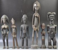 COLLECTION OF AFRICAN TRIBAL ANTIQUE FIGURES