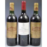 THREE BOTTLES OF VINTAGE FRENCH RED WINE