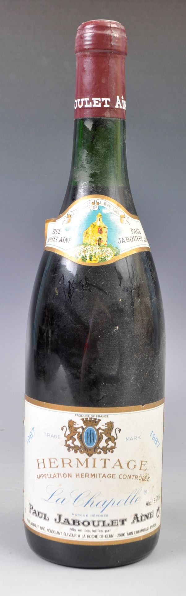 VINTAGE BOTTLE OF 1983 PAUL JABOULET HERMITAGE LA CHAPELLE WINE