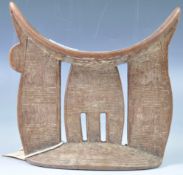 AFRICAN ANTIQUE ETHIOPIAN HEADREST