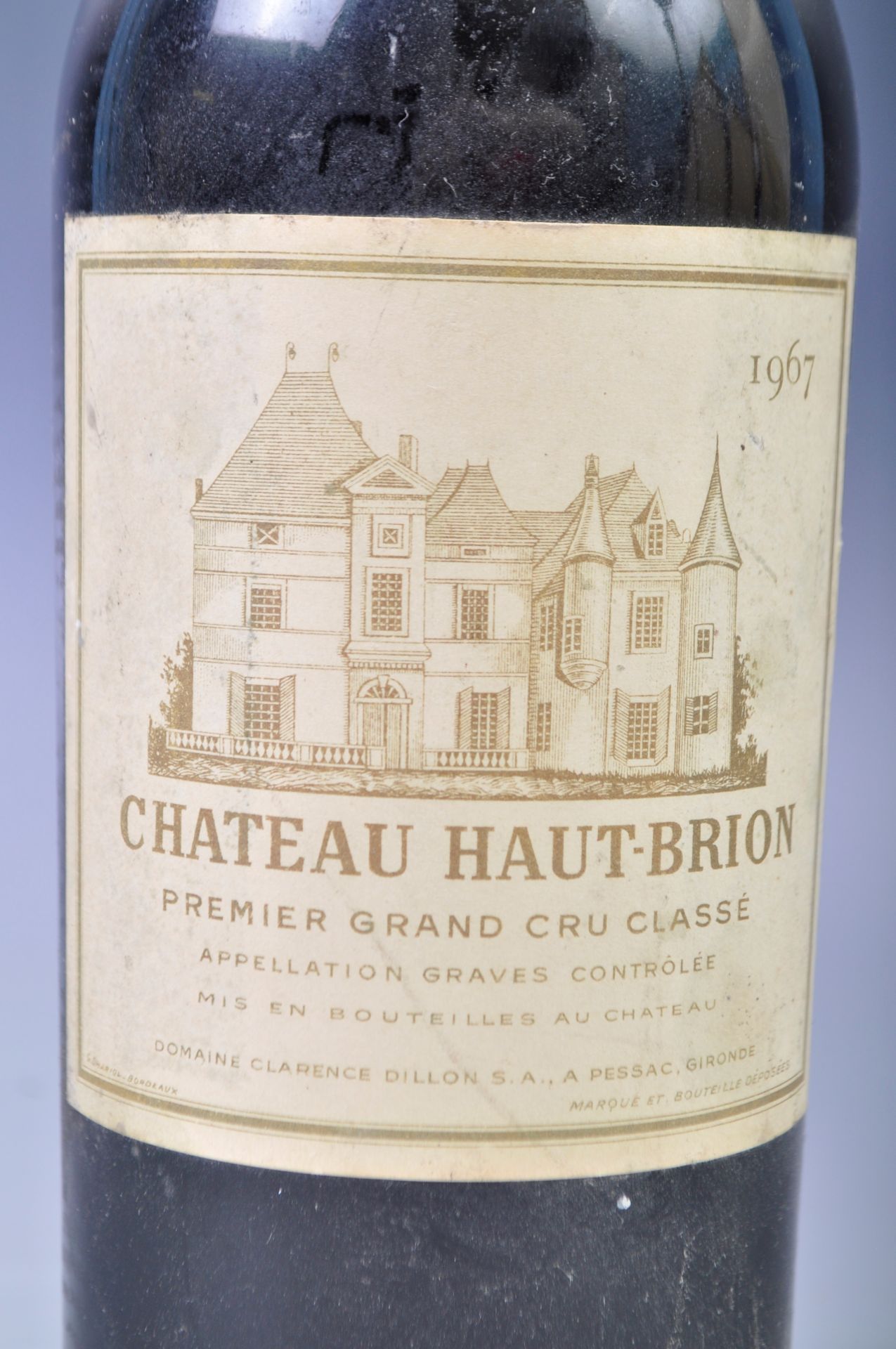 CHATEAU HAUT-BRION PREMIER GRAND CRU CLASSÉ PESSAC 1967 RED WINE - Bild 2 aus 3