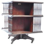 RARE HOWARD AND SON REVOLVING BOOKCASE