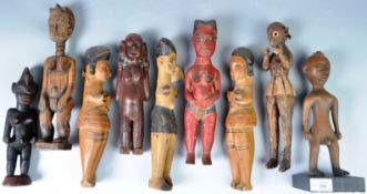 COLLECTION OF AFRICAN TRIBAL ANTIQUE FIGURES
