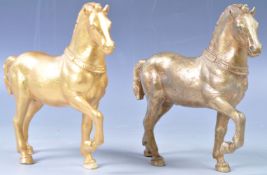 PAIR OF 19TH CENTURY ITALIAN GRAND TOUR ORMOLU HORSES