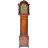 RARE GEORGIAN LONGCASE CLOCK BY RICH ROUGHSEDGE