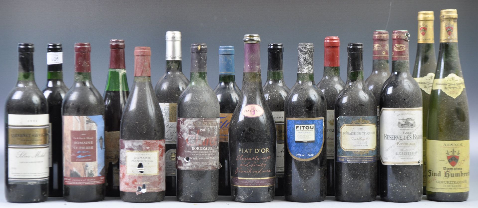 COLLECTION OF ASSORTED FRENCH BOTTLES OF WINE