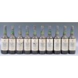RARE COLLECTION OF 10 BOTTLES OF BERRYS OWN ST JAMES'S PORT