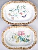 PAIR OF 18TH CENTURY CHINESE QIANLONG SERVING TRAYS