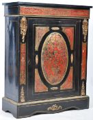 19TH CENTURY BOULLE WORK RED TORTOISESHELL PIER CABINET