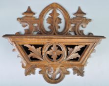 19TH CENTURY BLACK FOREST HAND CARVED CANDLE BOX