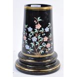 19TH CENTURY FRENCH AESTHETIC MOVEMENT BLACK GLASS